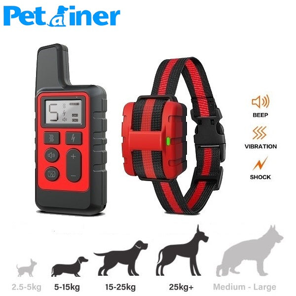 PET150R Remote Dog Training Collar 1-2 Dogs 500m - BARKAHOLICS®