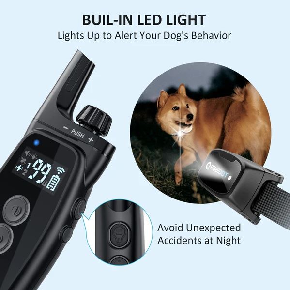 T50R Remote Dog Training Shock Collar 1-2 Dogs S/M/L 900m - BARKAHOLICS®