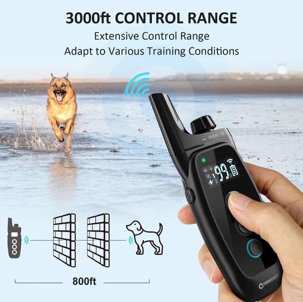 T50R Remote Dog Training Shock Collar 1-2 Dogs S/M/L 900m - BARKAHOLICS®