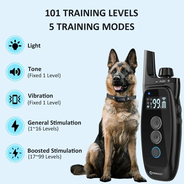 T50R Remote Dog Training Shock Collar 1-2 Dogs S/M/L 900m - BARKAHOLICS®