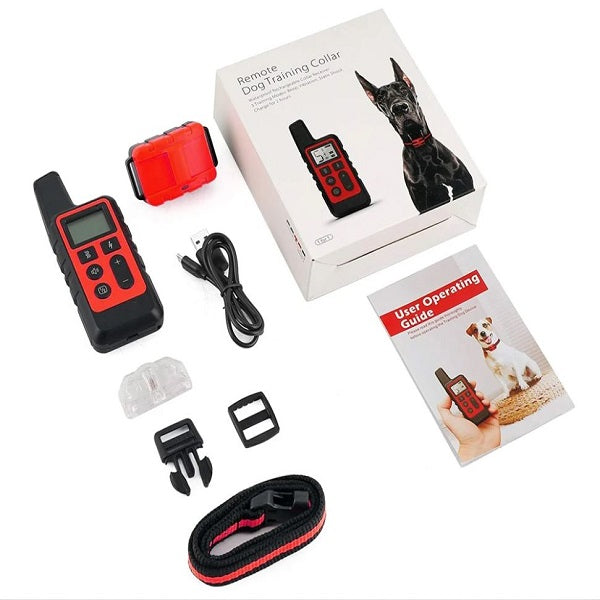 Remote Dog Training E-Collar BH150R 500m Rechargeable Waterproof 1-2 Dogs - BARKAHOLICS®