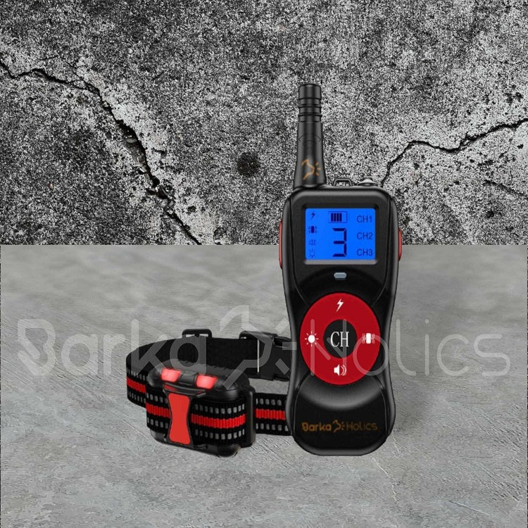 BARKAHOLICS® BH502R Remote Dog Training Shock Collar 1-3 Dogs 800m S/M/L - BARKAHOLICS®