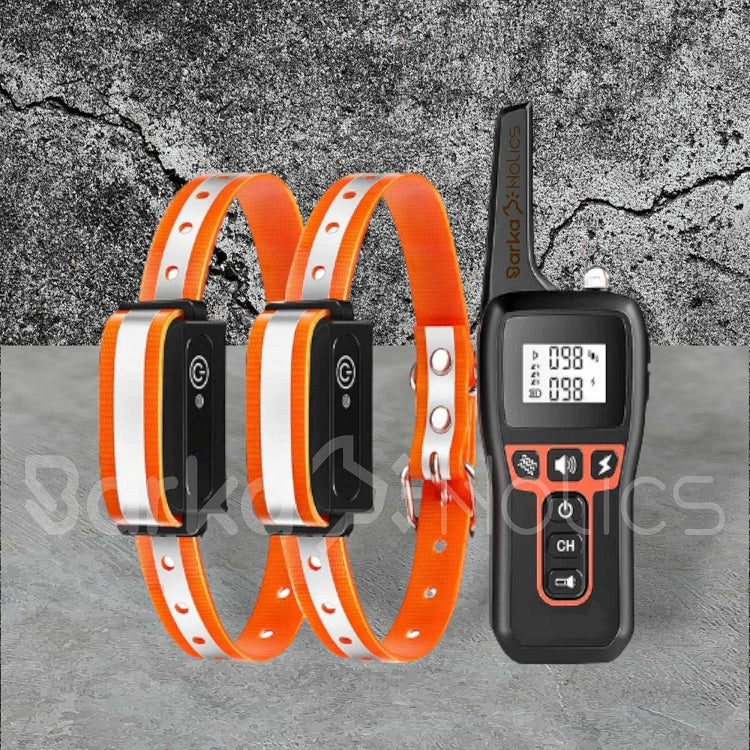 BARKAHOLICS® BH529R Remote Dog Training Shock Collar 1-2 Dogs 1000m S/M/L - BARKAHOLICS®