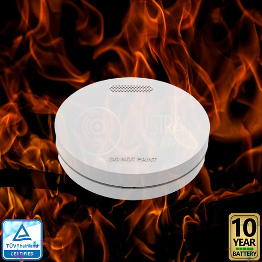 Wireless Interconnected Photoelectric Smoke Alarms with Free Remote Control