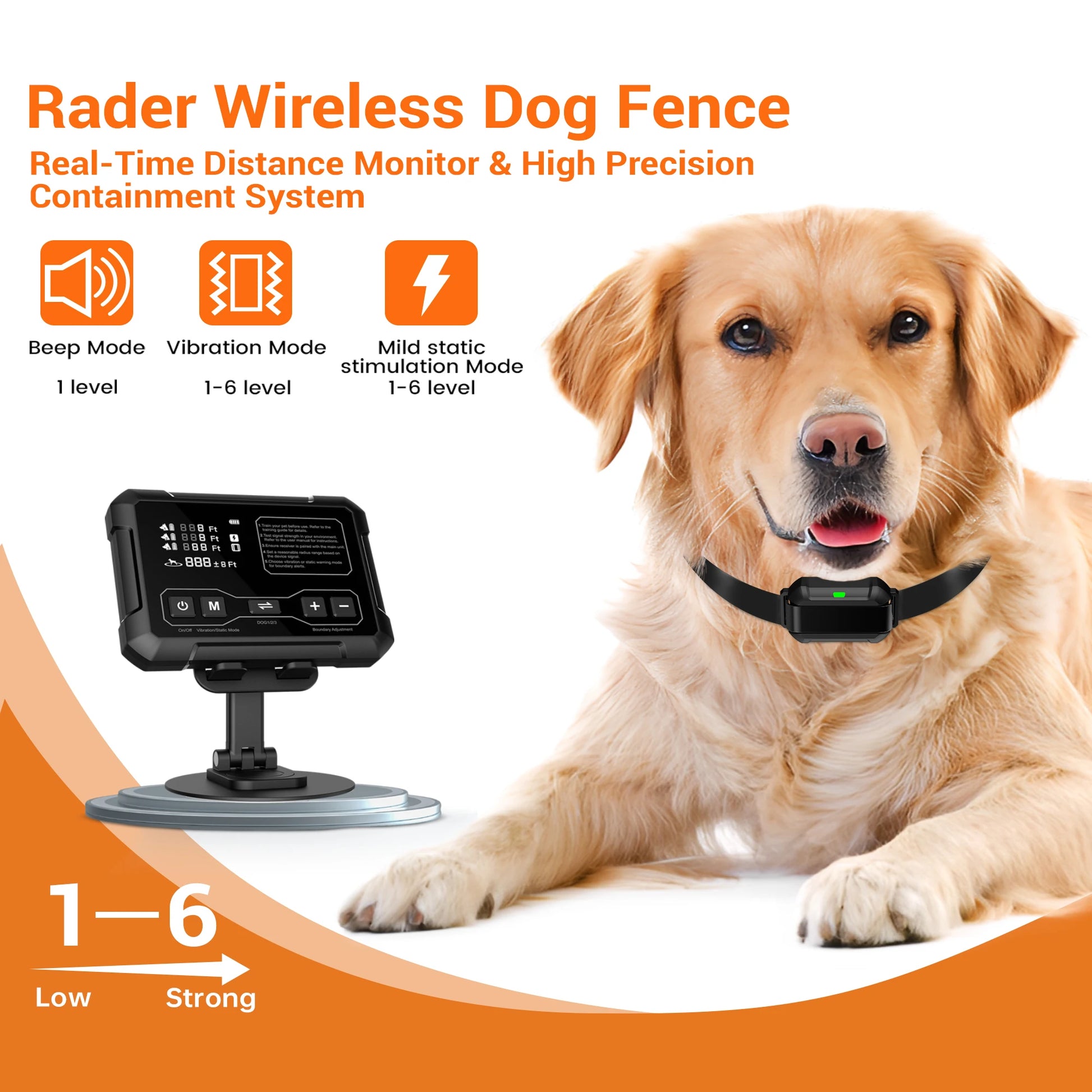 BARKAHOLICS® F900 Radar Boundary Fence System 1-2 Dogs - BARKAHOLICS®